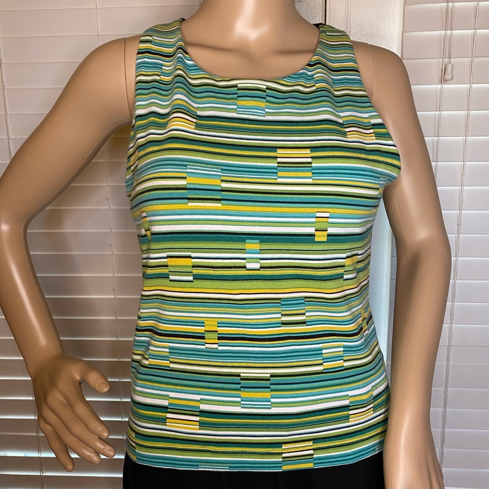 Danskin Active Athletic Racerback Tank Top Lrg VGC